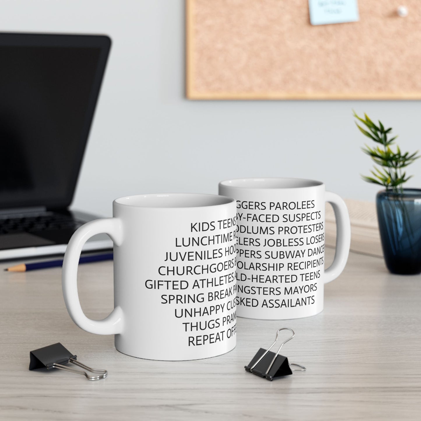 11oz ceramic mug - Euphemisms