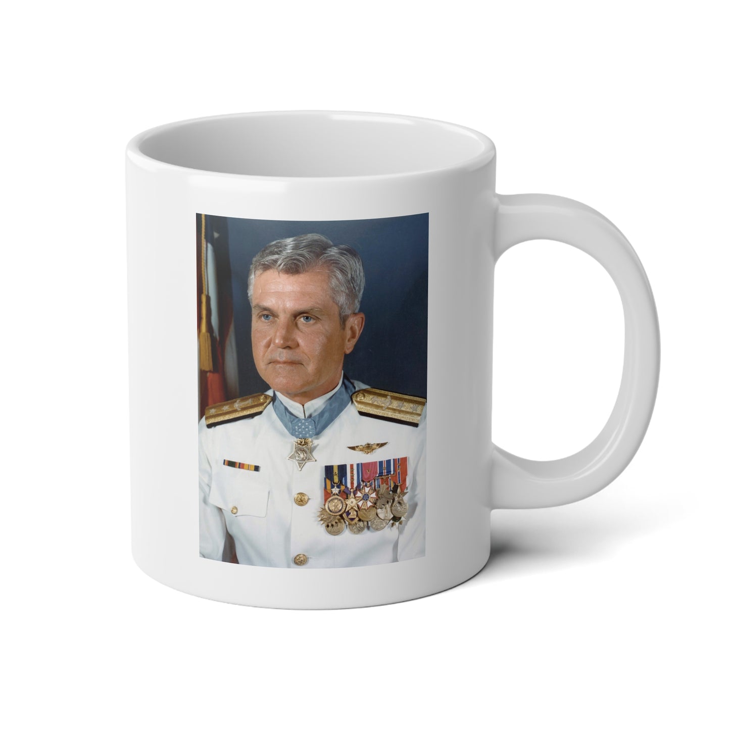 20oz ceramic mug - Admiral Stockdale quote