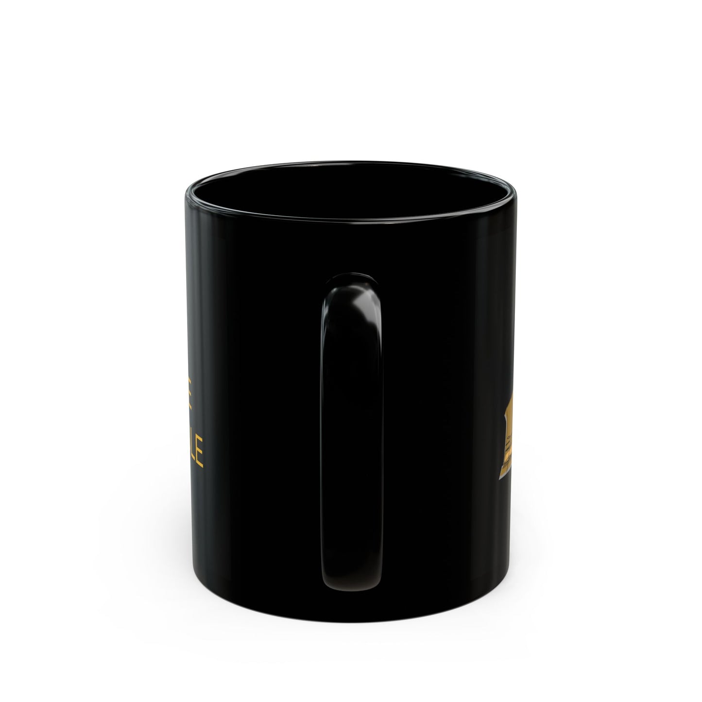 11oz/15oz black ceramic mug - Killdozer - this keeps me reasonable