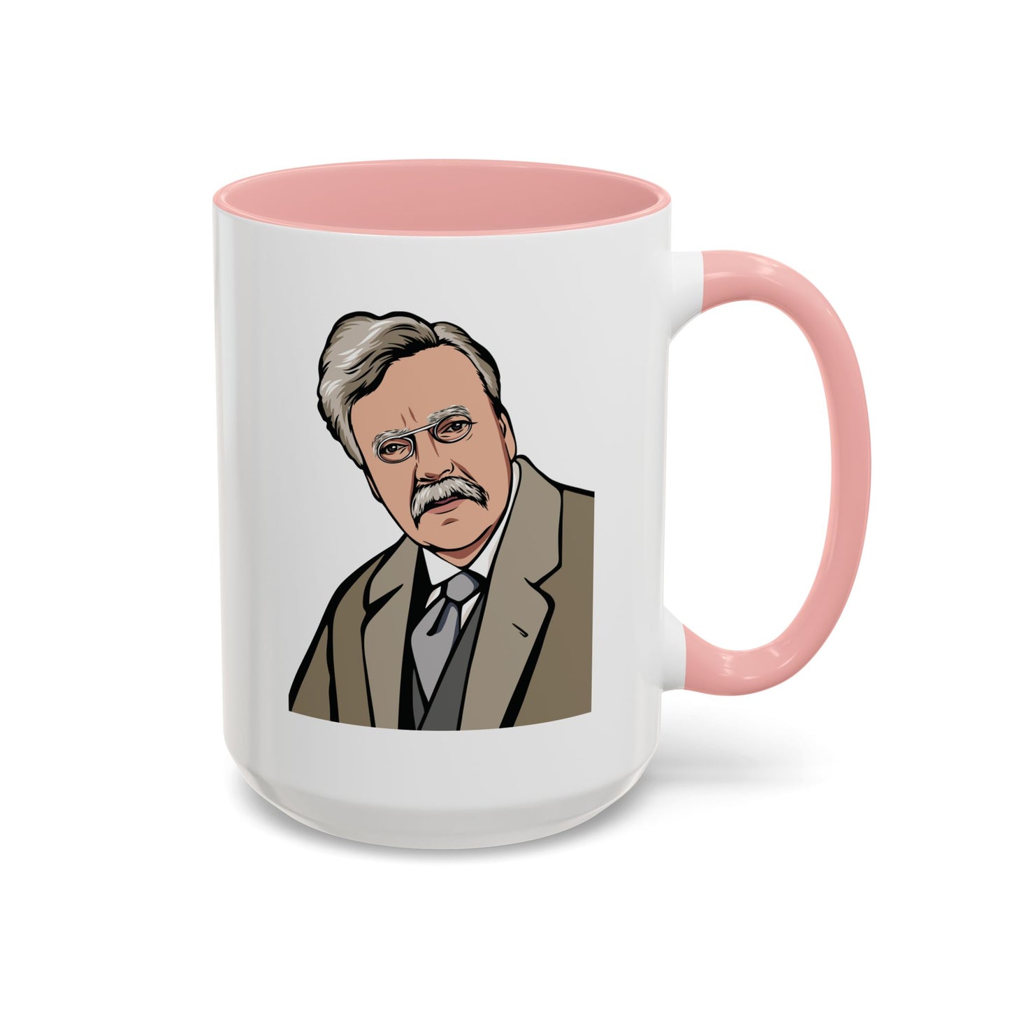 11oz/15oz mug of color - G.K. Chesterton on politicians