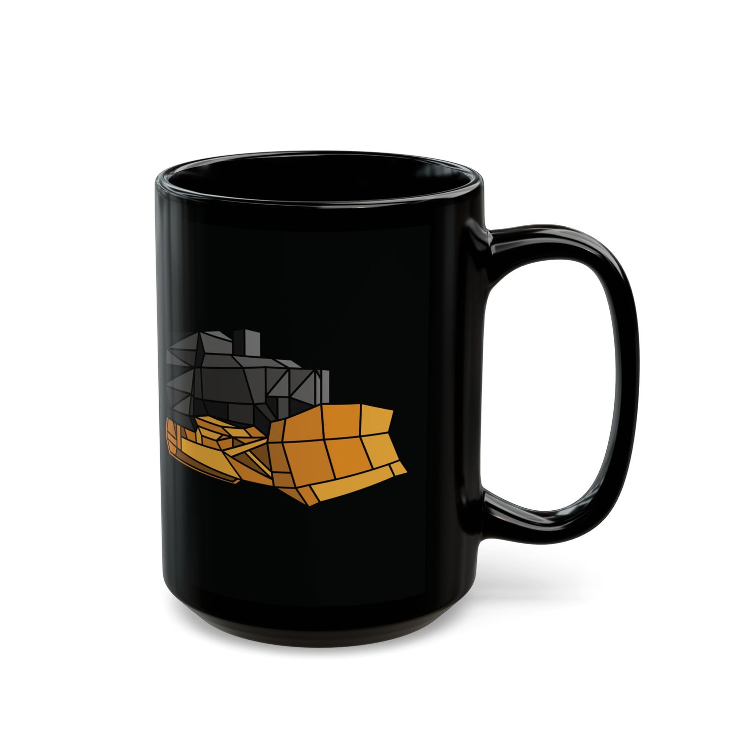 11oz/15oz black ceramic mug - killdozer - marvin quote