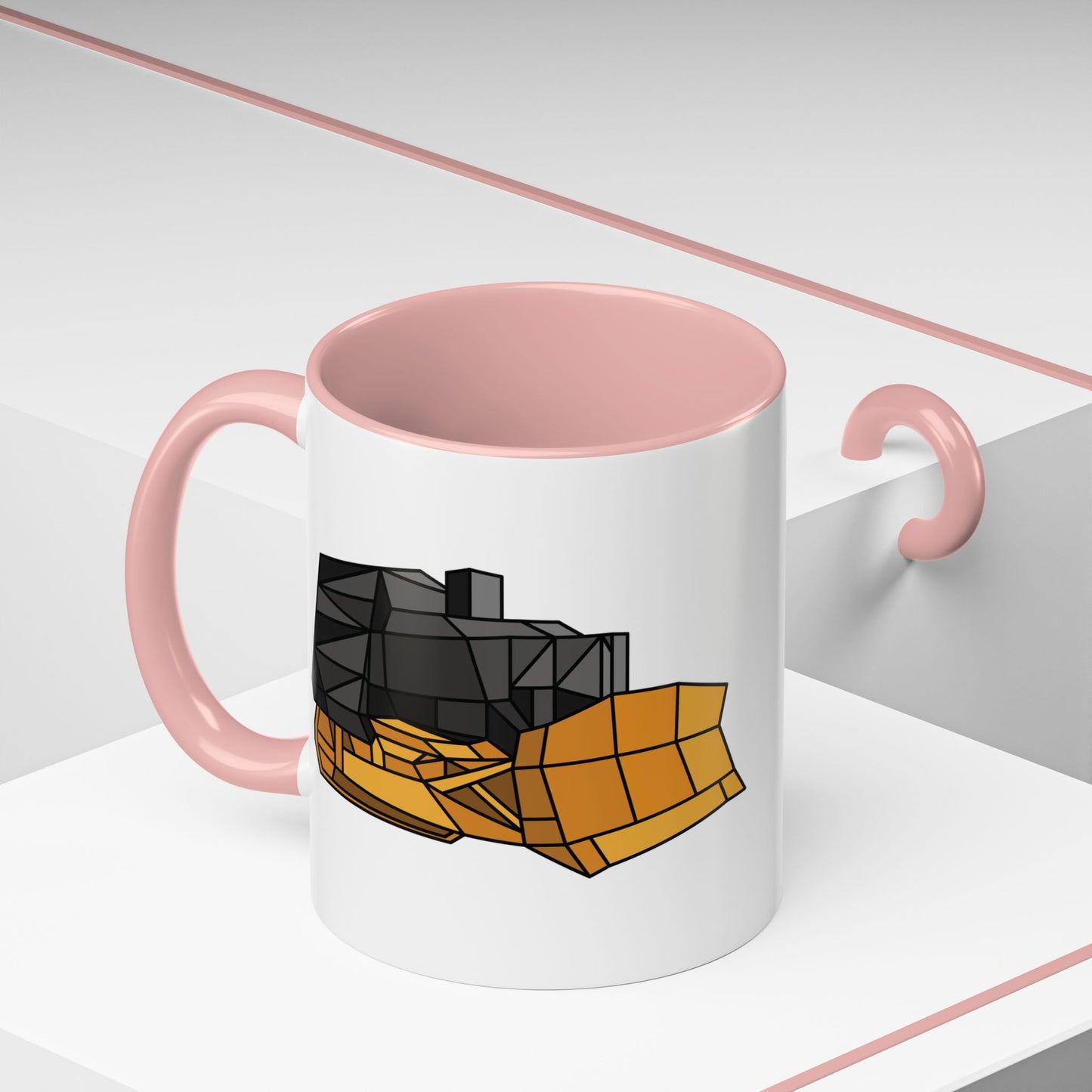 11oz/15oz mug of color - Killdozer - This keeps me reasonable (geometric)