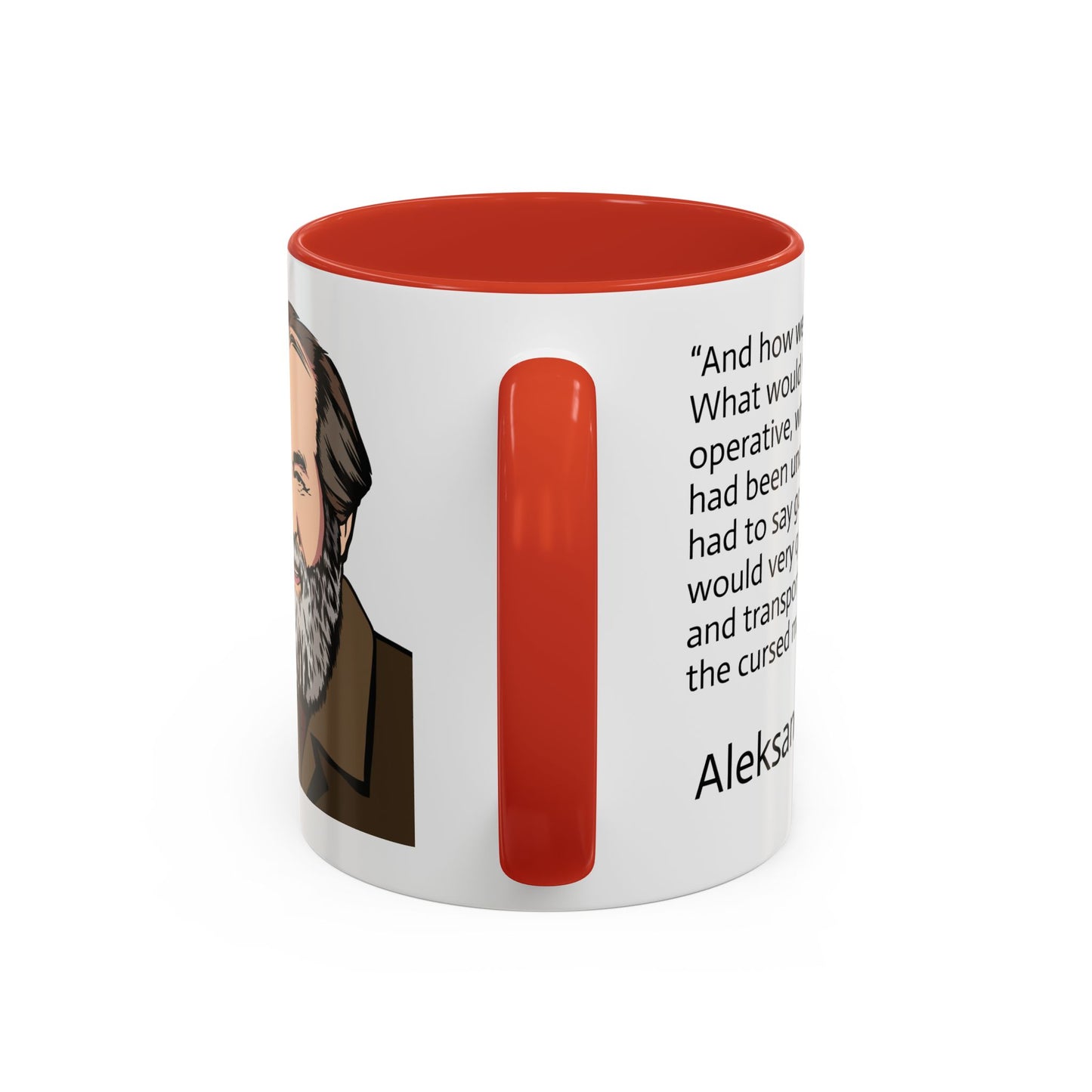 11oz/15oz mug of color - And how we burned Solzhenitsyn quote