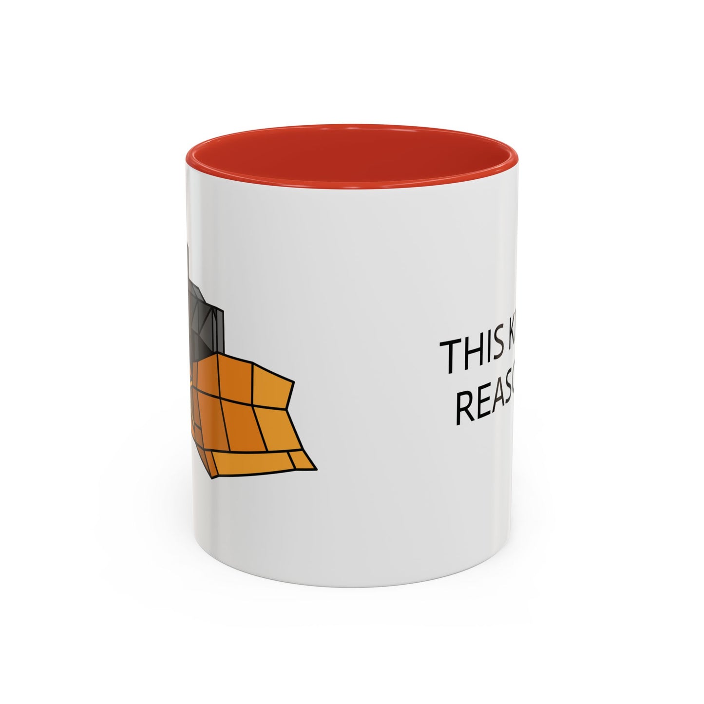 11oz/15oz mug of color - Killdozer - This keeps me reasonable (geometric)