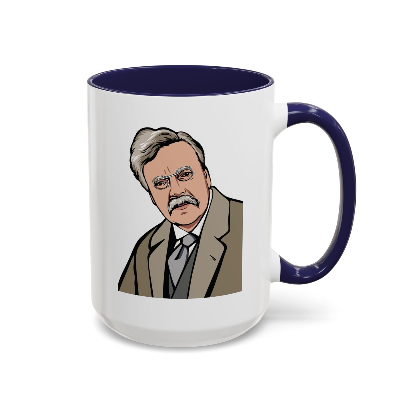 11oz/15oz mug of color - G.K. Chesterton on politicians