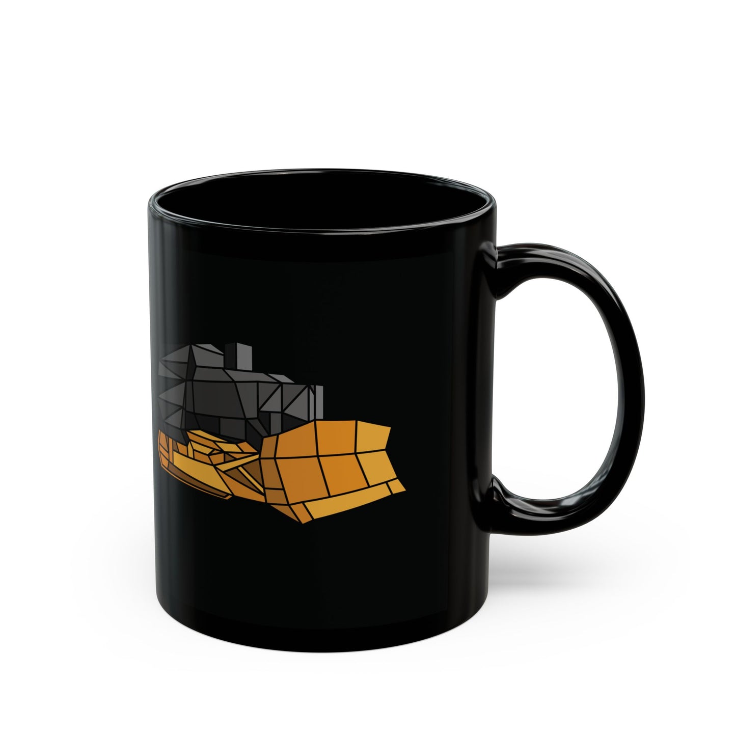 11oz/15oz black ceramic mug - killdozer - marvin quote