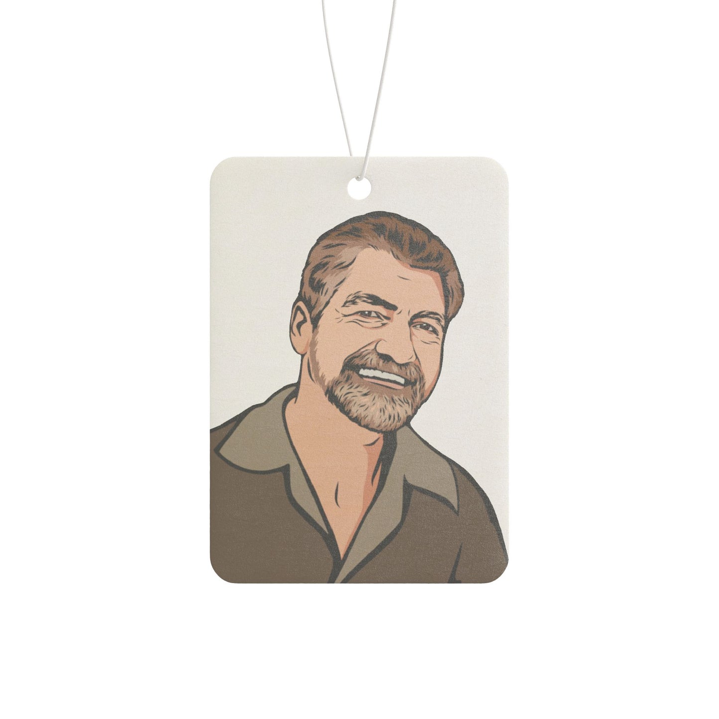 Car Air Freshener - Uncle Ted smiling