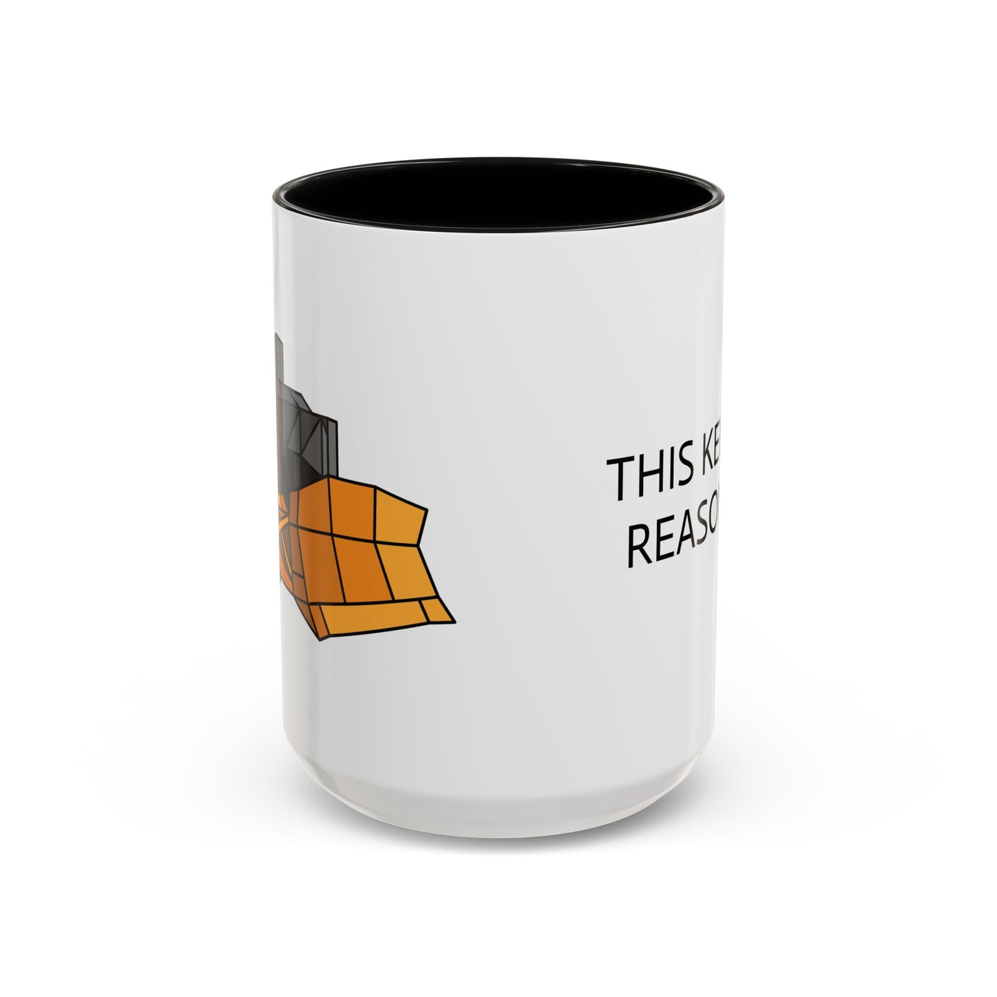 11oz/15oz mug of color - Killdozer - This keeps me reasonable (geometric)