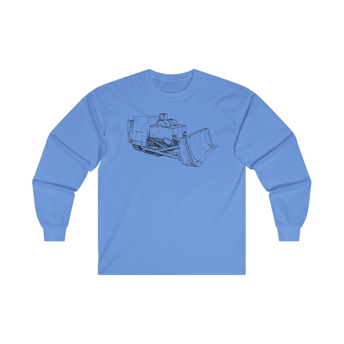 Long sleeve shirt  - Killdozer (black and white illustration)