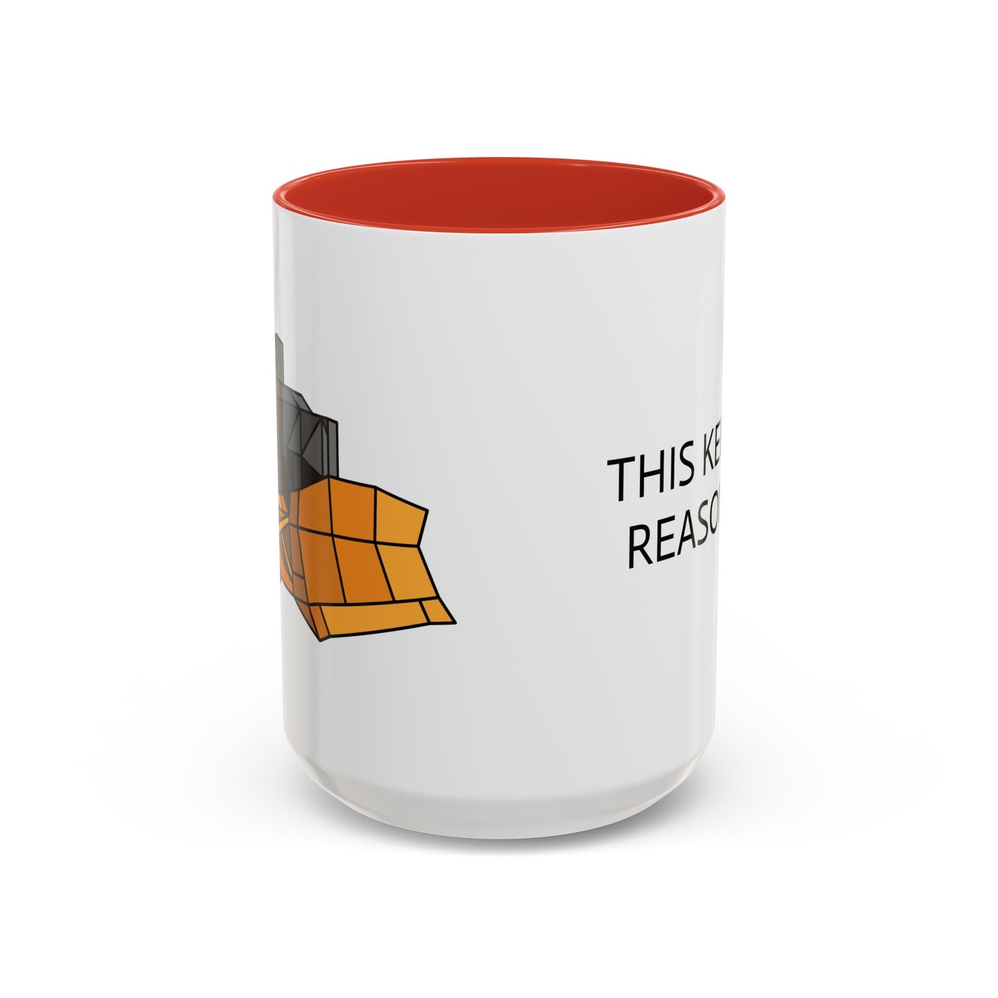 11oz/15oz mug of color - Killdozer - This keeps me reasonable (geometric)