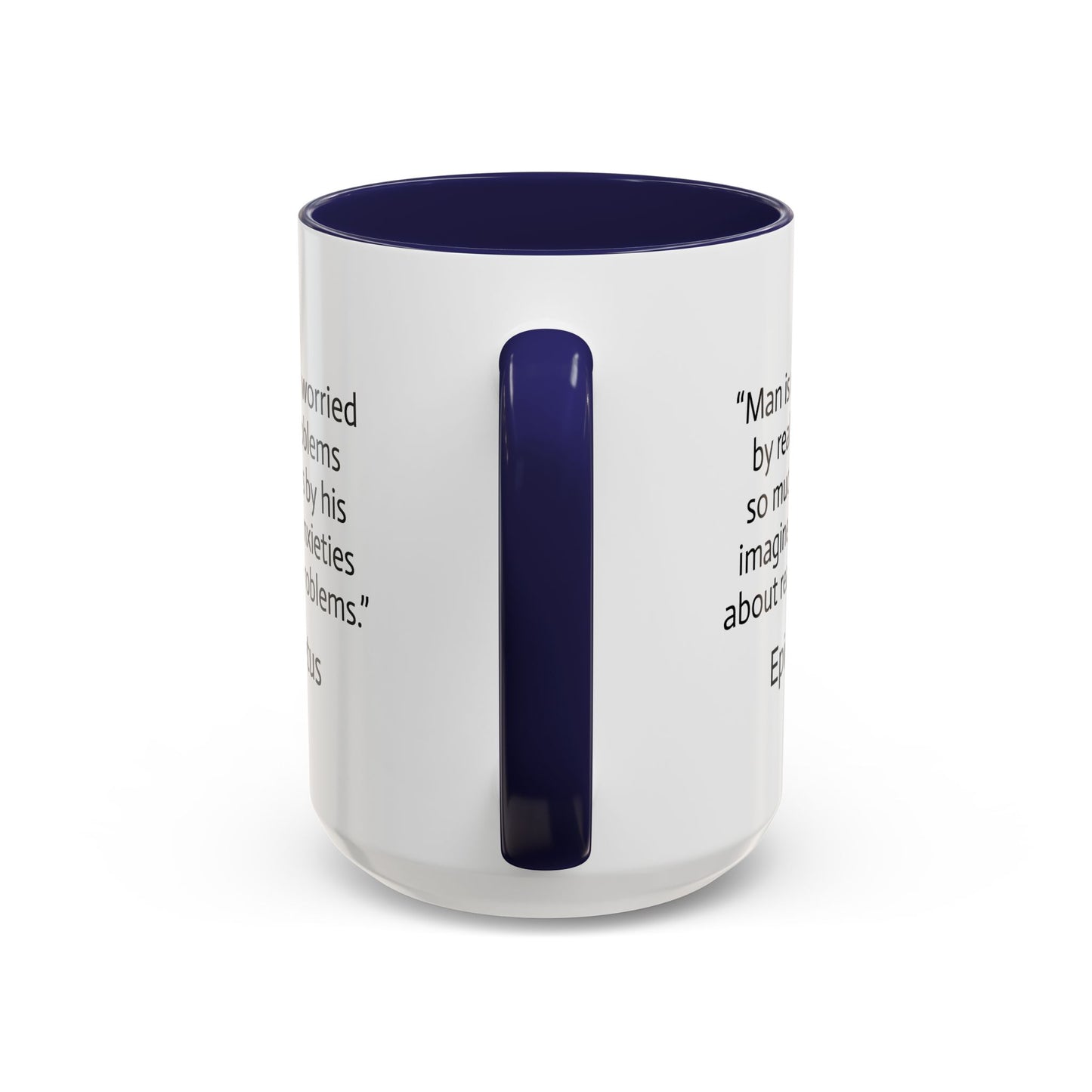 11oz/15oz mug of color - Imagined Anxieties quote