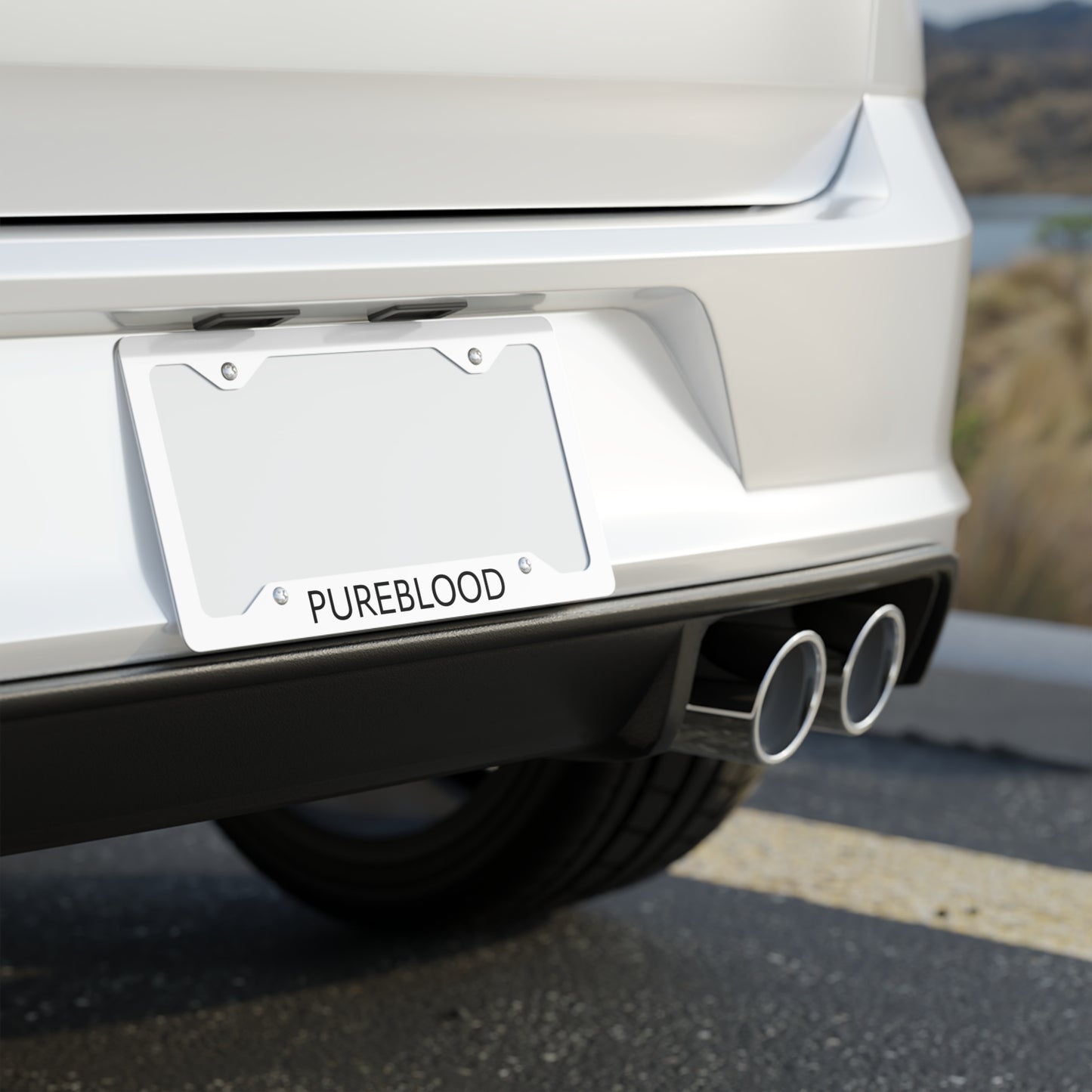 License plate frame - PUREBLOOD