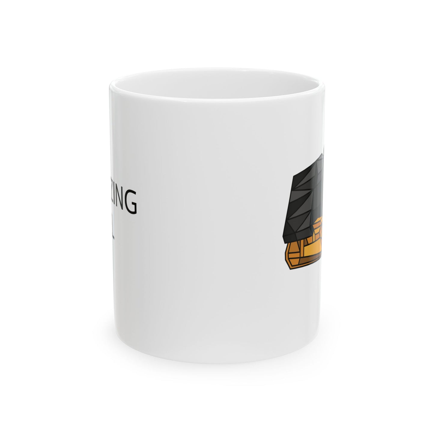 11oz ceramic mug - Killdozer - killdozing fuel