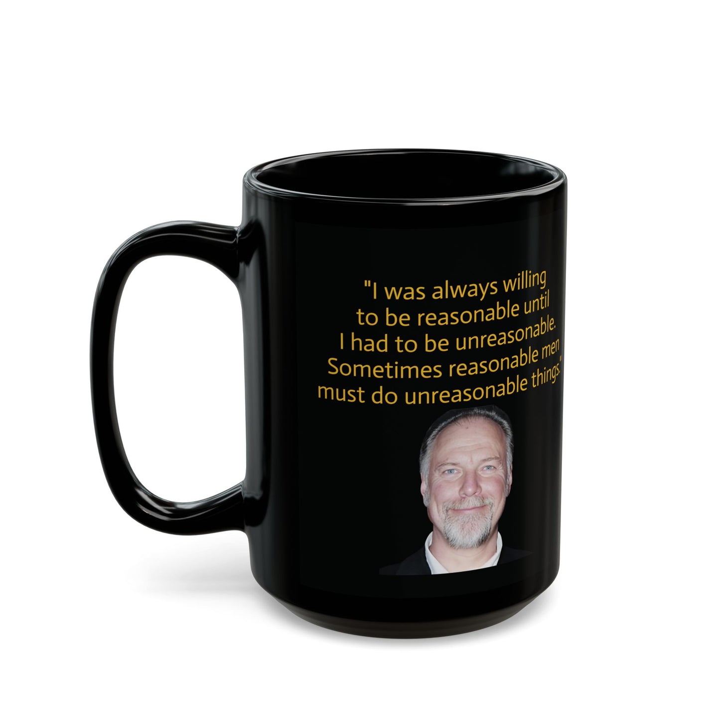 11oz/15oz black ceramic mug - killdozer - marvin quote