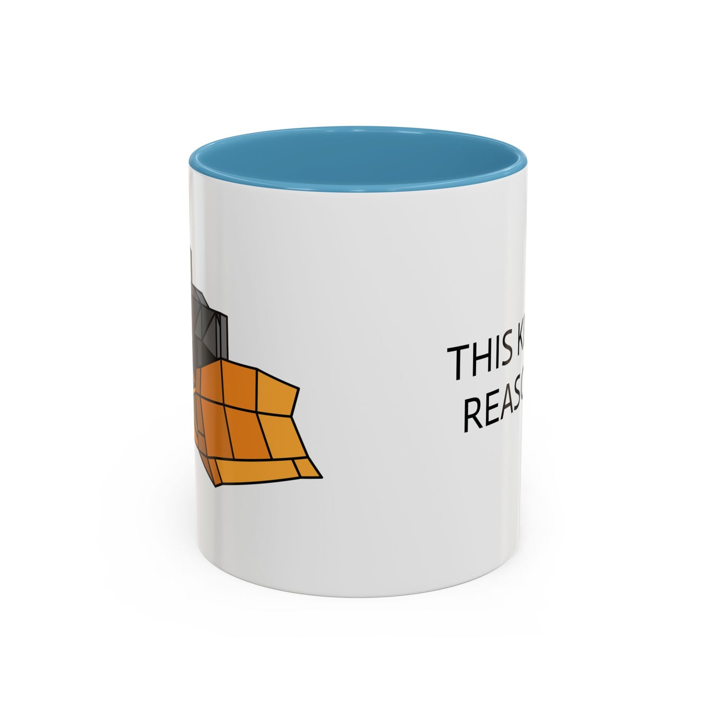 11oz/15oz mug of color - Killdozer - This keeps me reasonable (geometric)