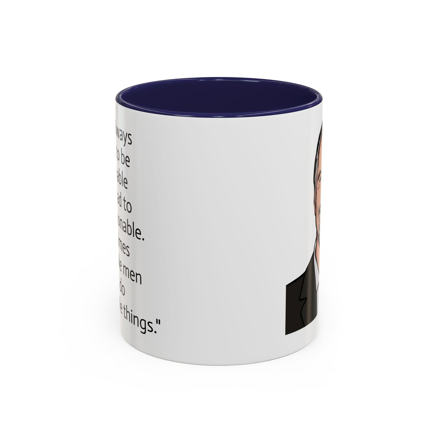 11oz/15oz mug of color - Marvin Heemeyer - Reasonable man quote