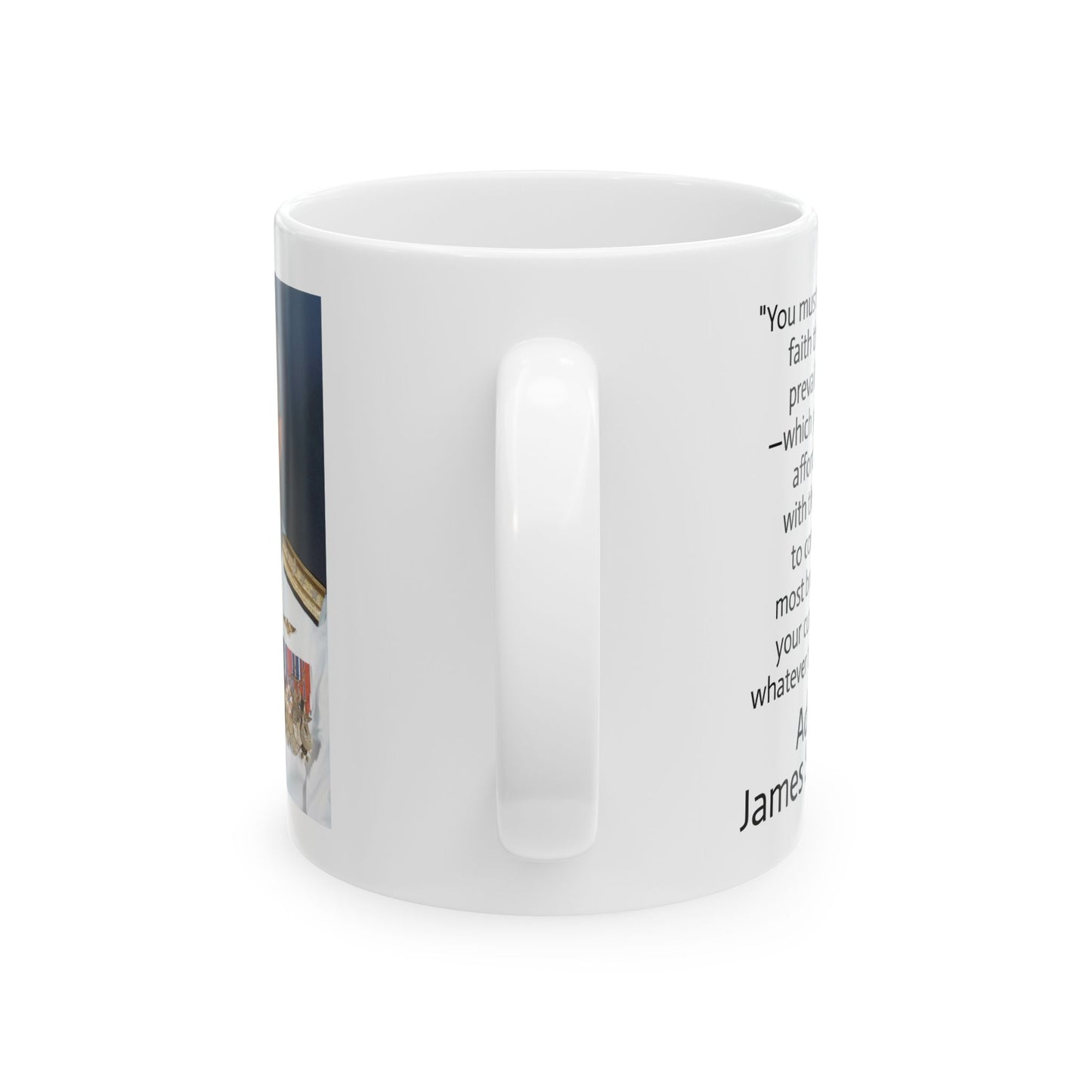 11oz ceramic mug - Admiral Stockdale quote