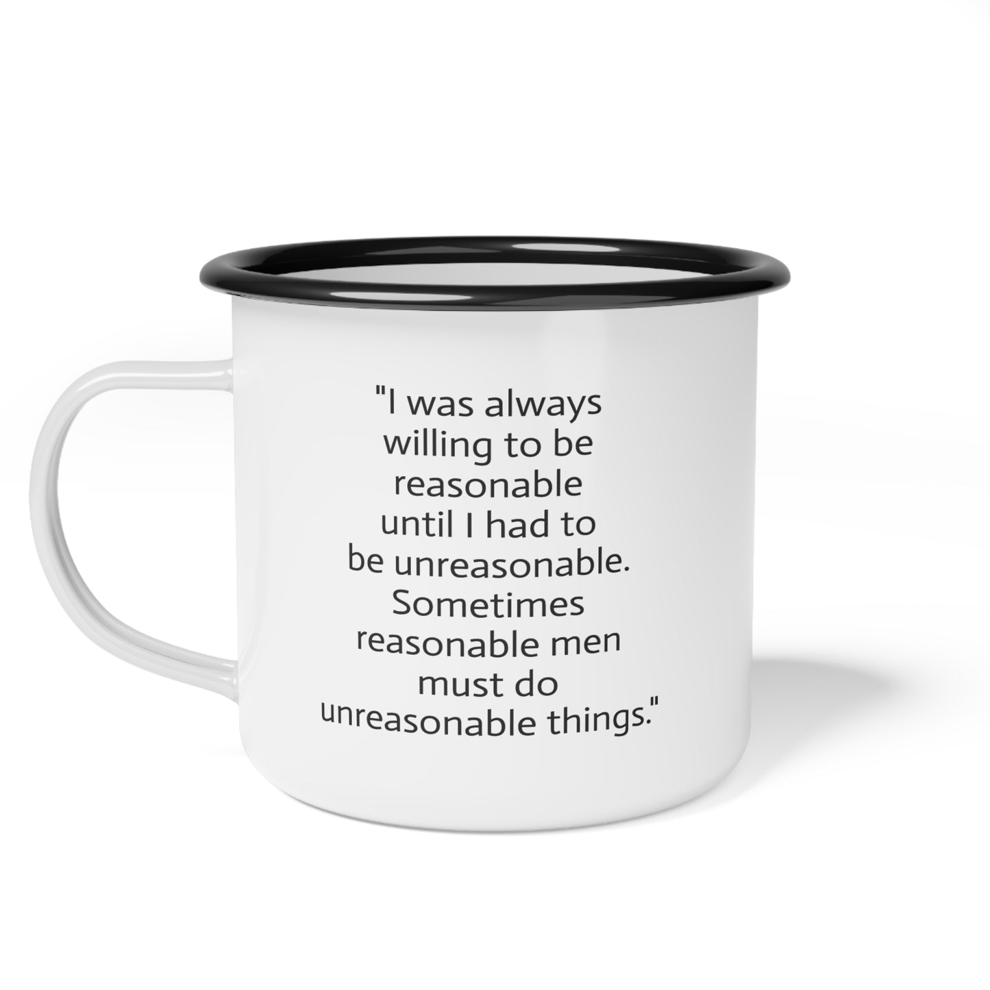 12oz enameled steel mug - Marvin Heemeyer - Reasonable quote