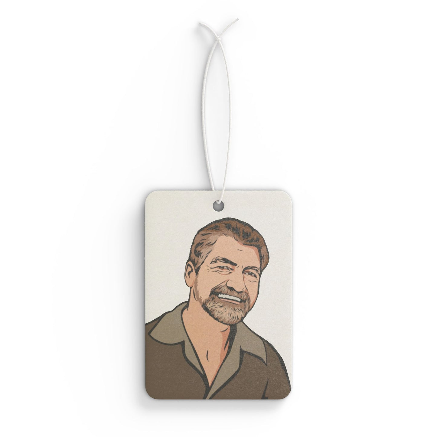 Car Air Freshener - Uncle Ted smiling