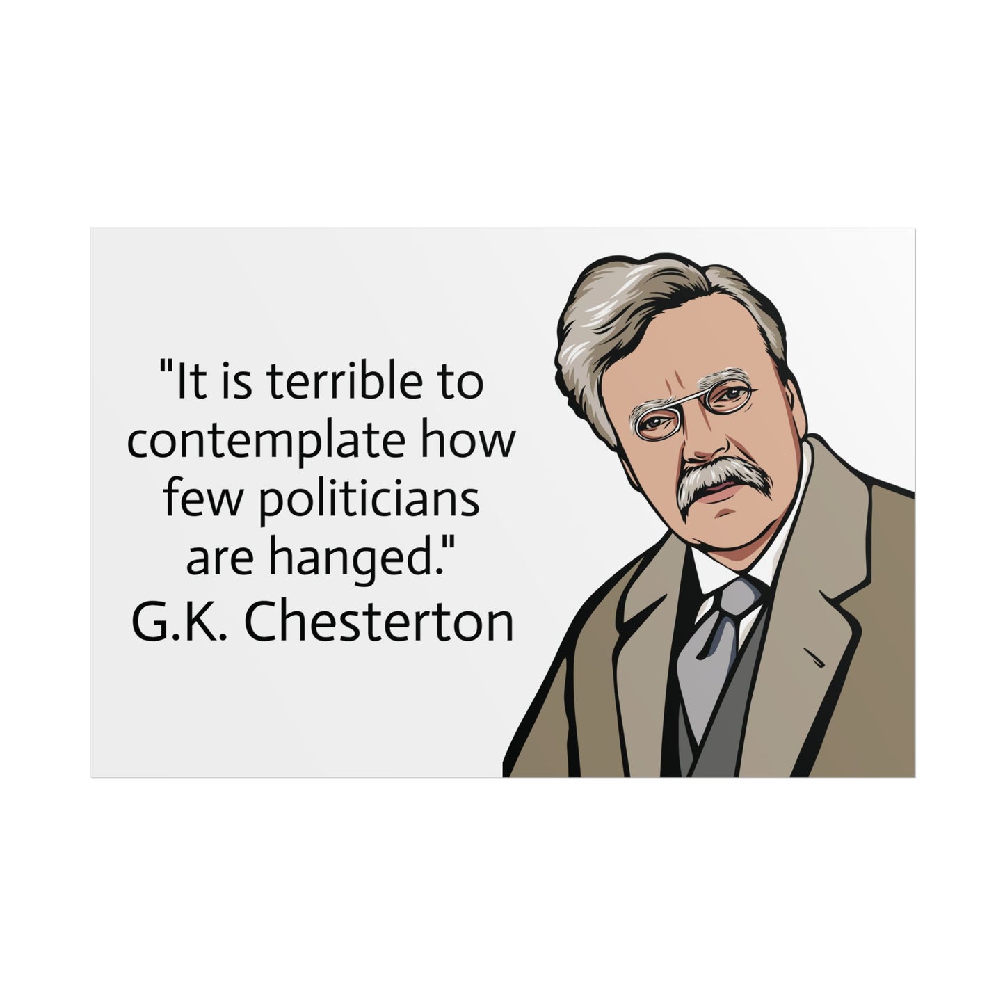 Poster - G.K. Chesterton quote