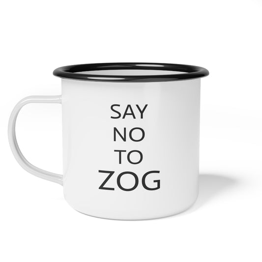 12oz enameled steel mug - Zeroing Out Gains