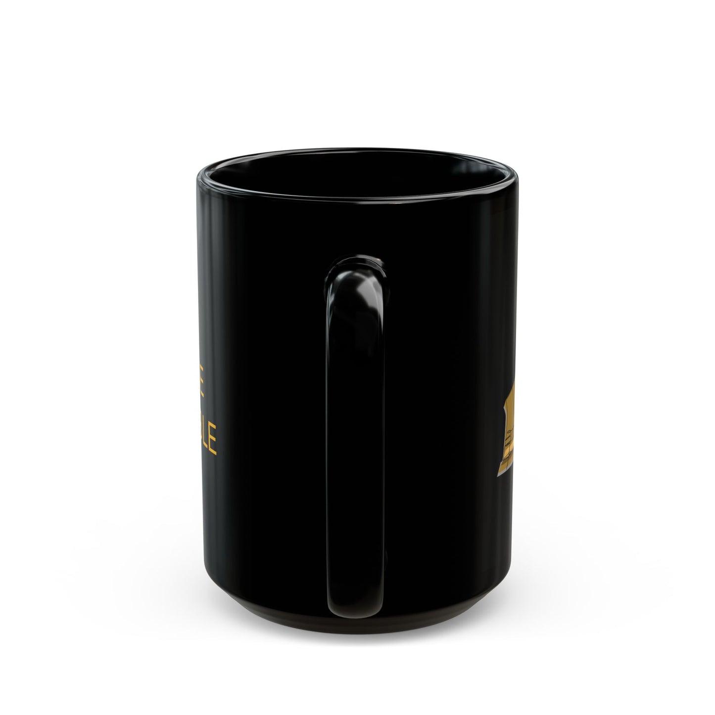 11oz/15oz black ceramic mug - Killdozer - this keeps me reasonable