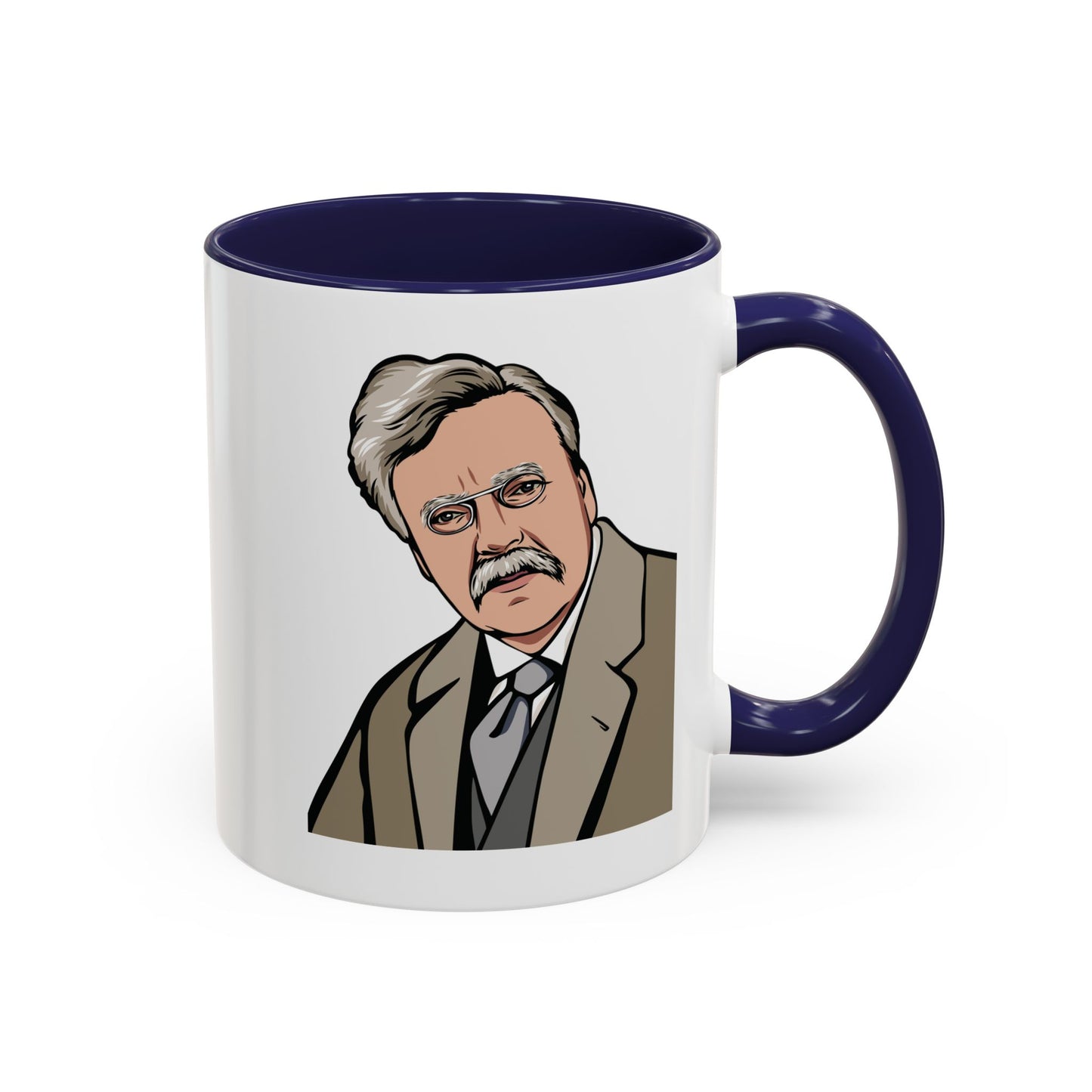 11oz/15oz mug of color - G.K. Chesterton on politicians