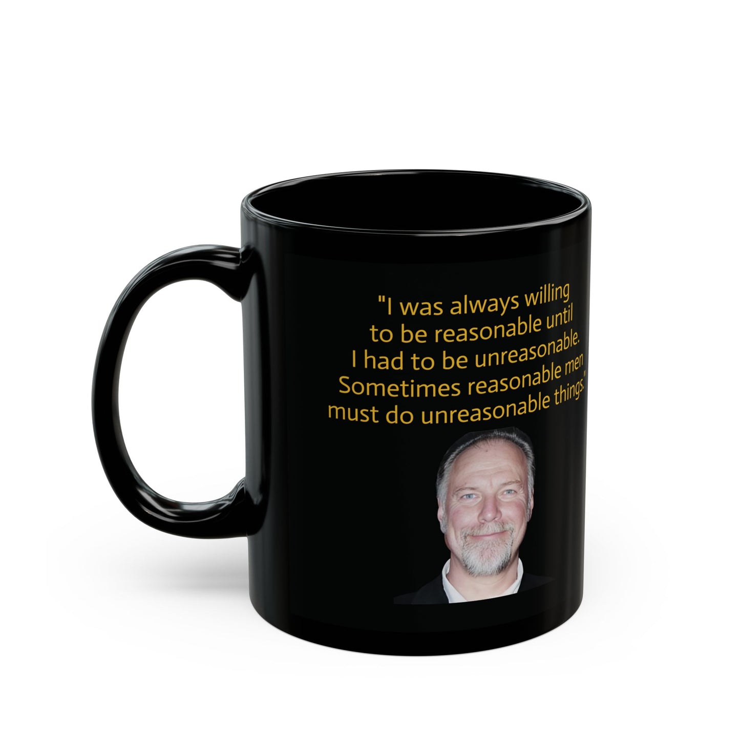 11oz/15oz black ceramic mug - killdozer - marvin quote