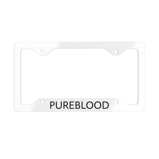 License plate frame - PUREBLOOD