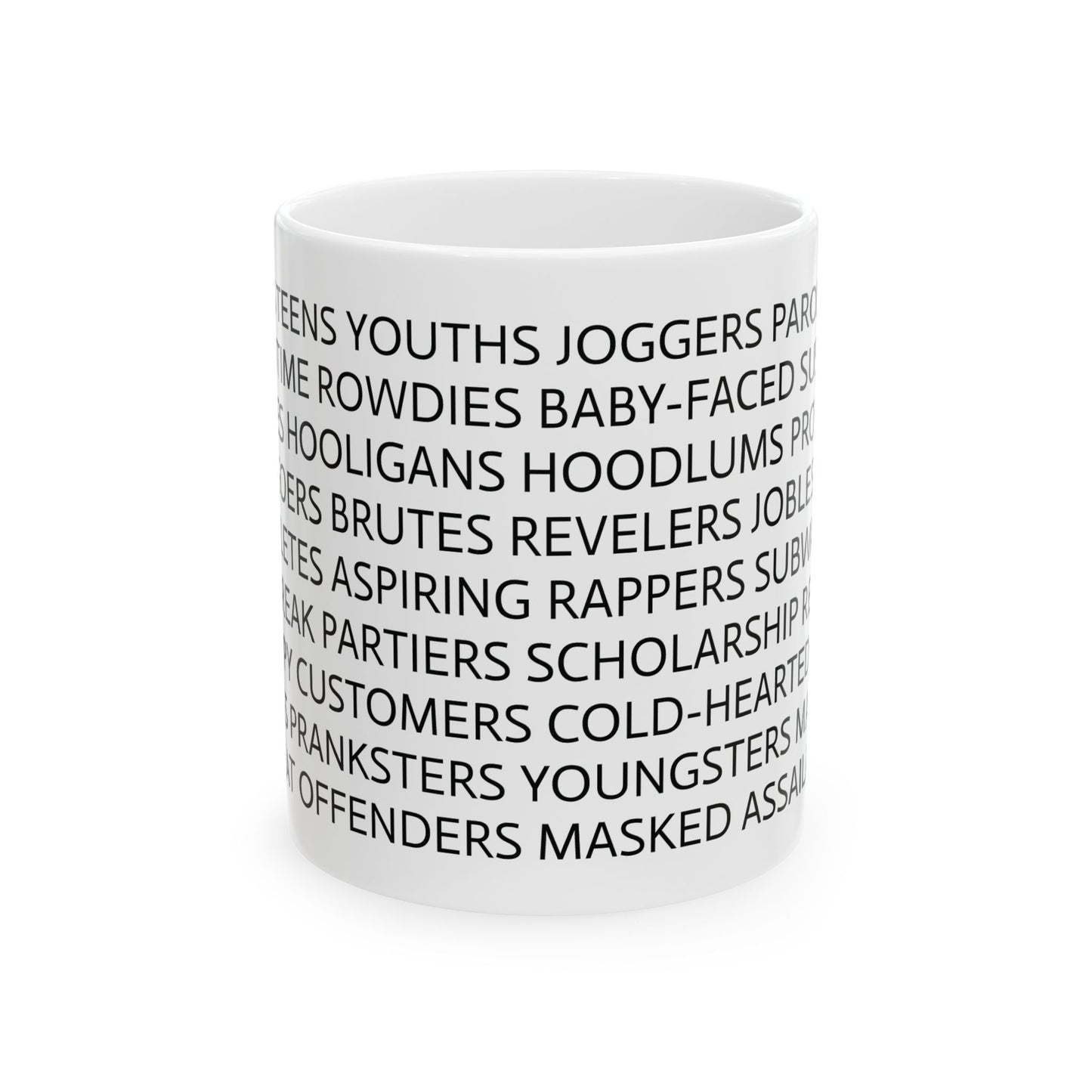 11oz ceramic mug - Euphemisms