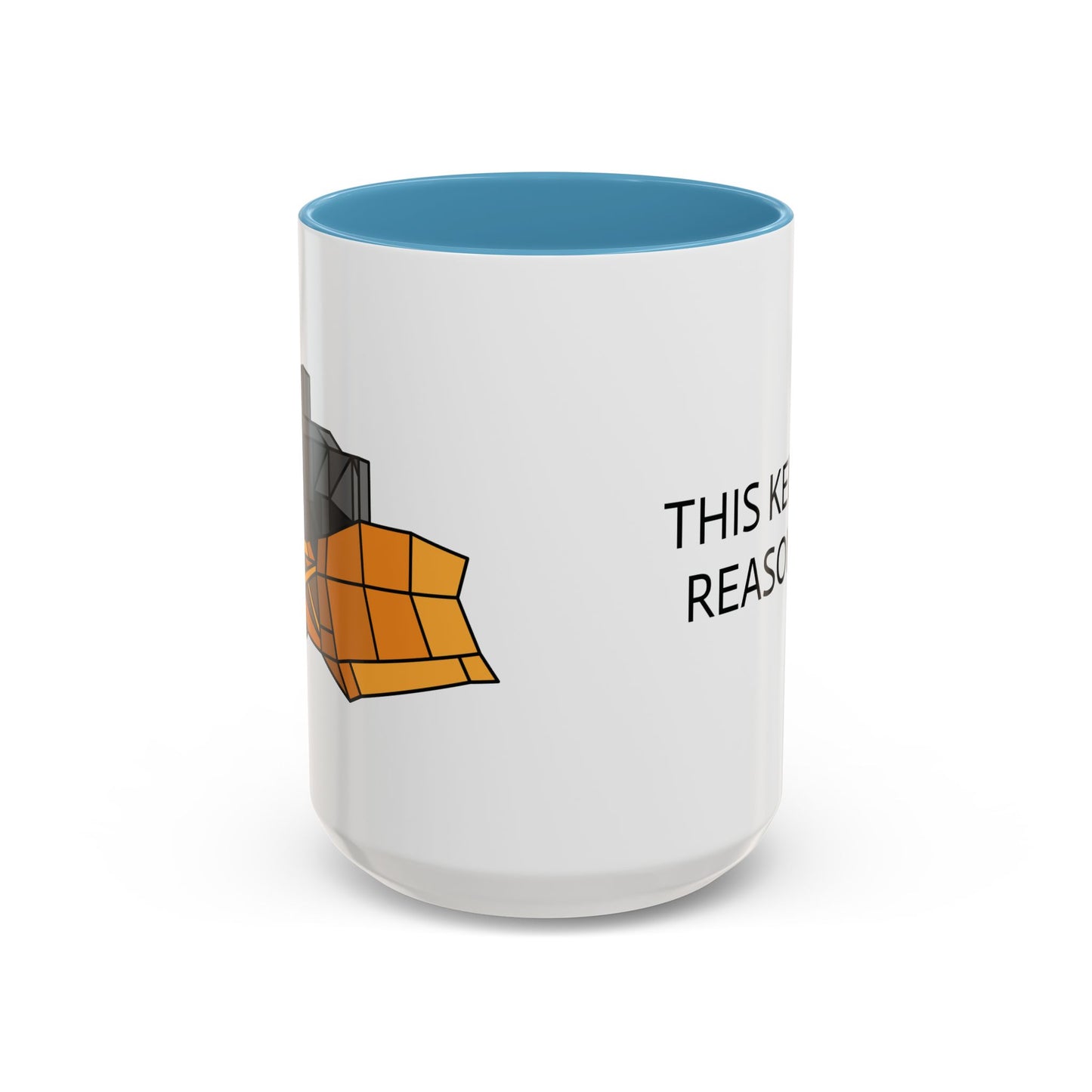 11oz/15oz mug of color - Killdozer - This keeps me reasonable (geometric)