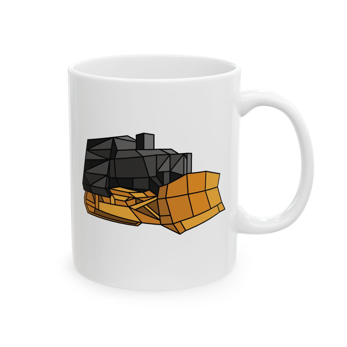 11oz ceramic mug - Killdozer - killdozing fuel