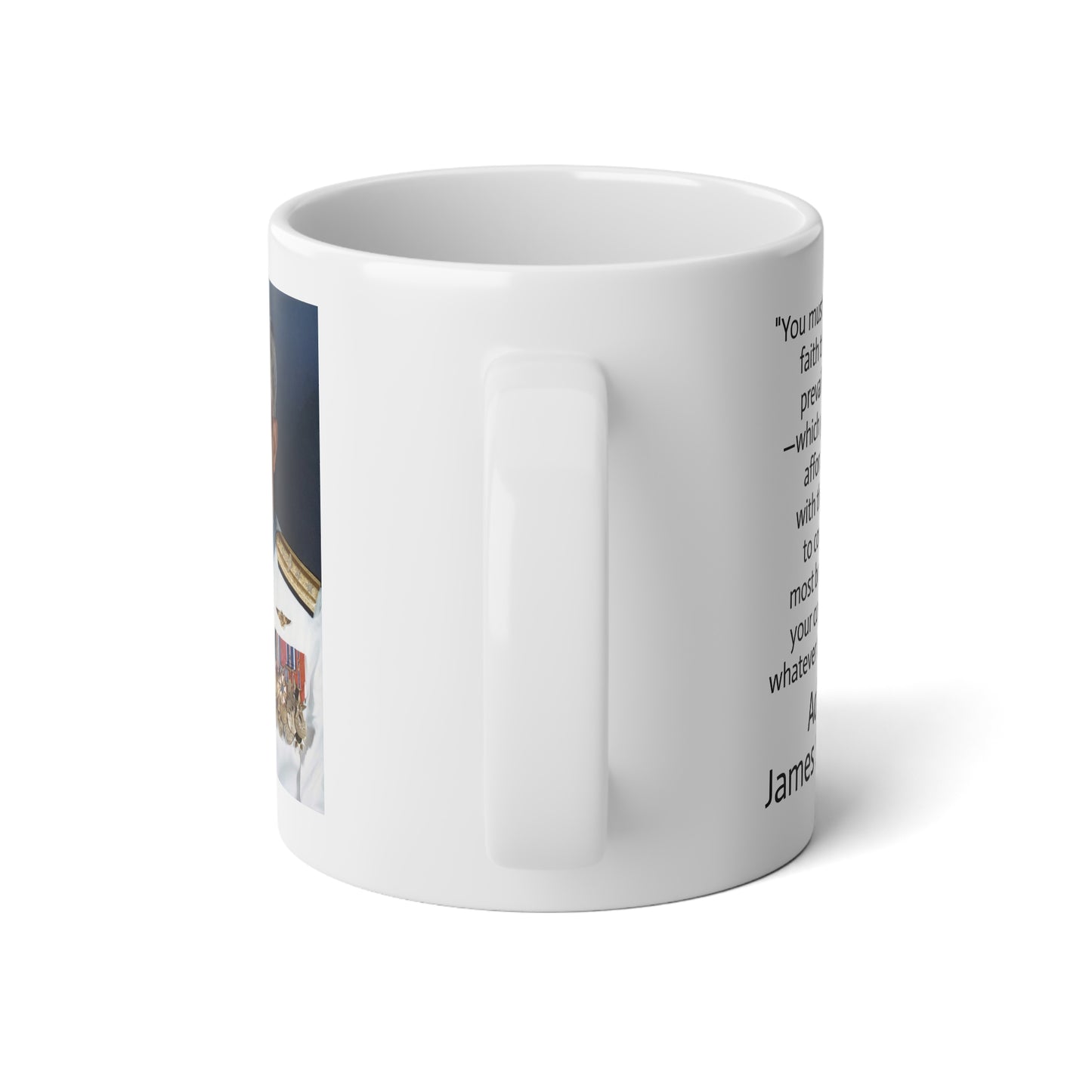 20oz ceramic mug - Admiral Stockdale quote