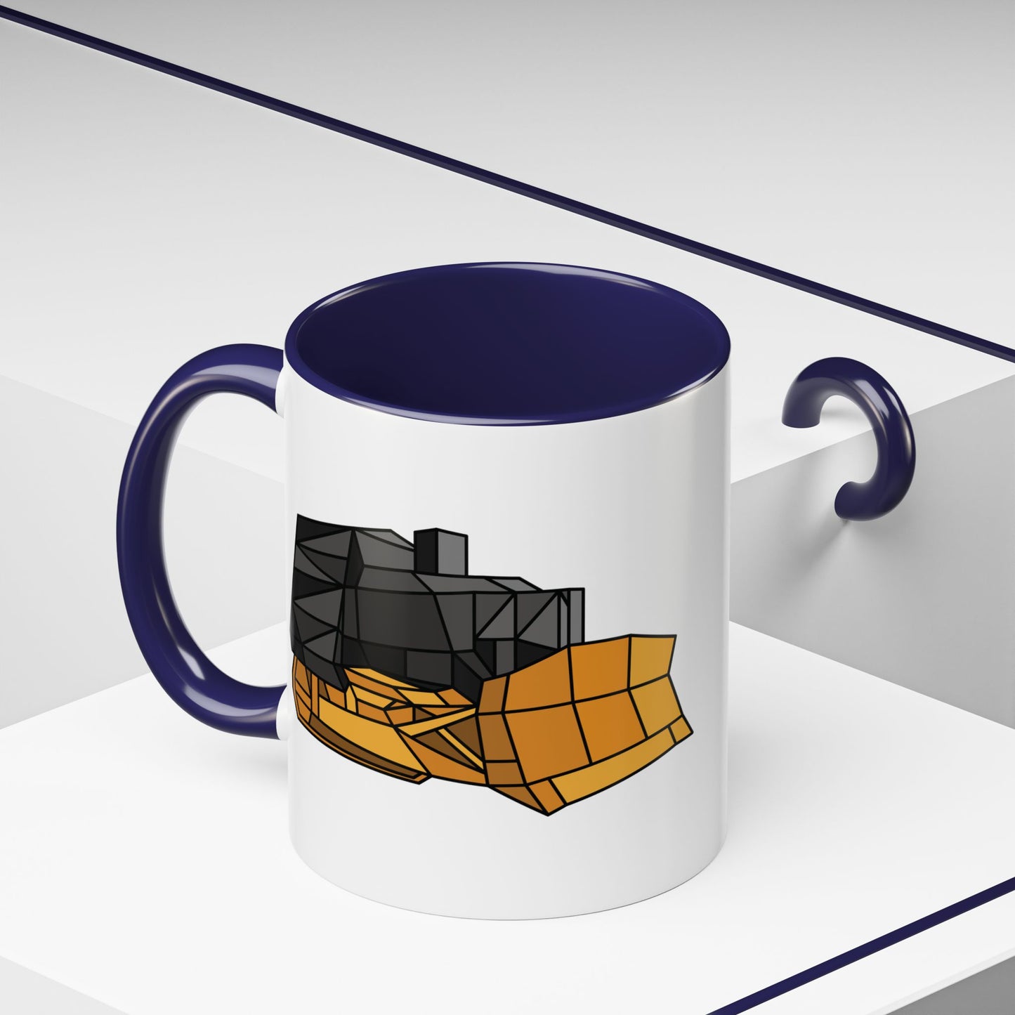 11oz/15oz mug of color - Killdozer - This keeps me reasonable (geometric)