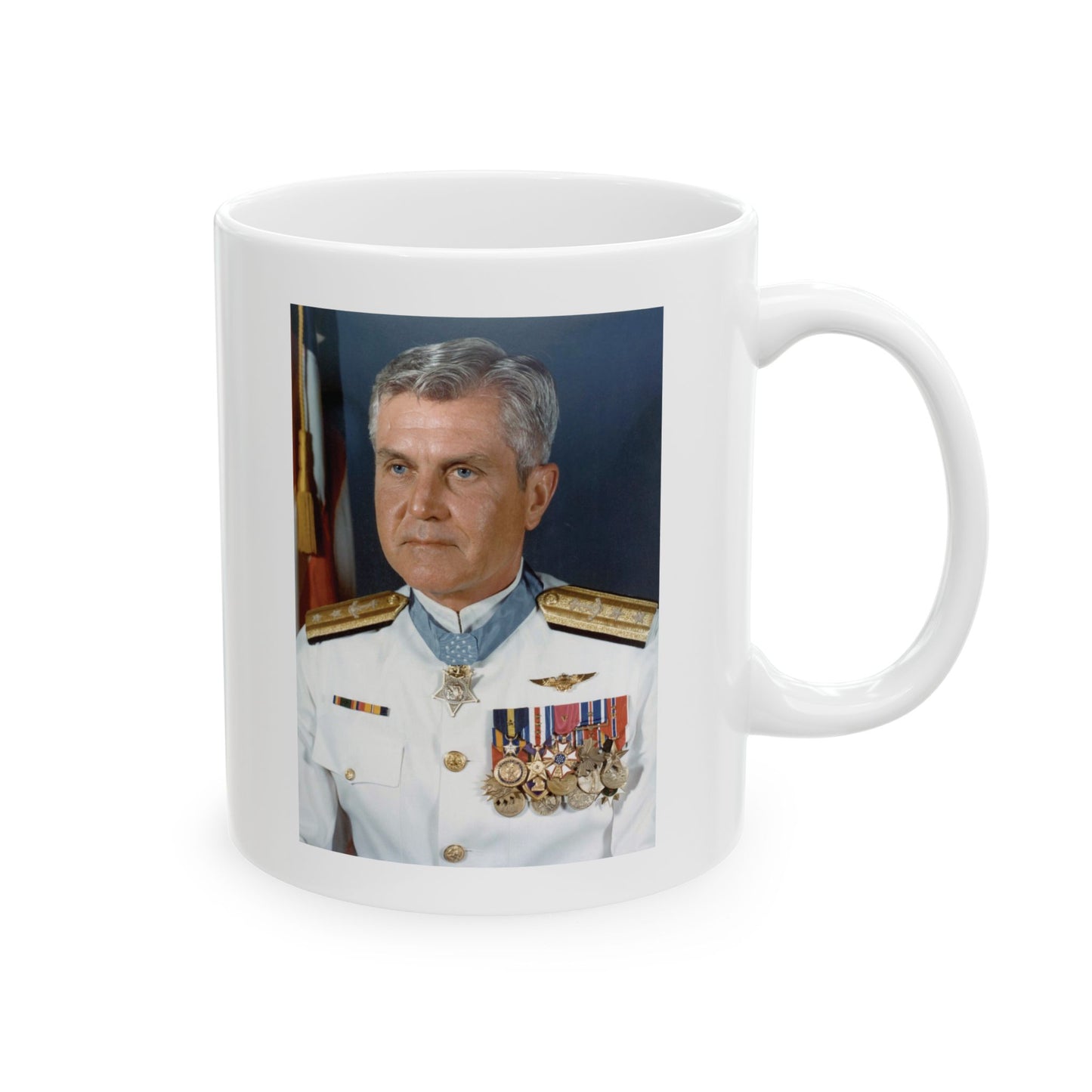 11oz ceramic mug - Admiral Stockdale quote