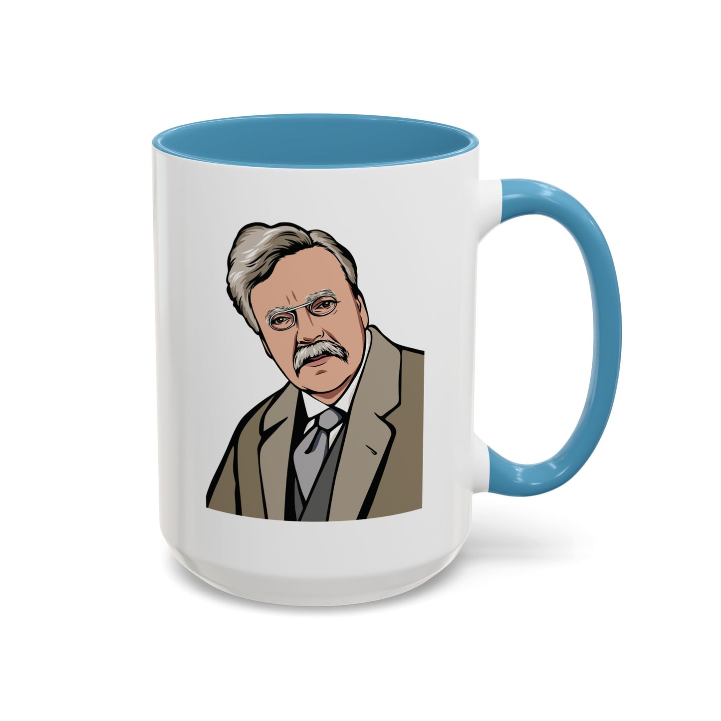 11oz/15oz mug of color - G.K. Chesterton on politicians