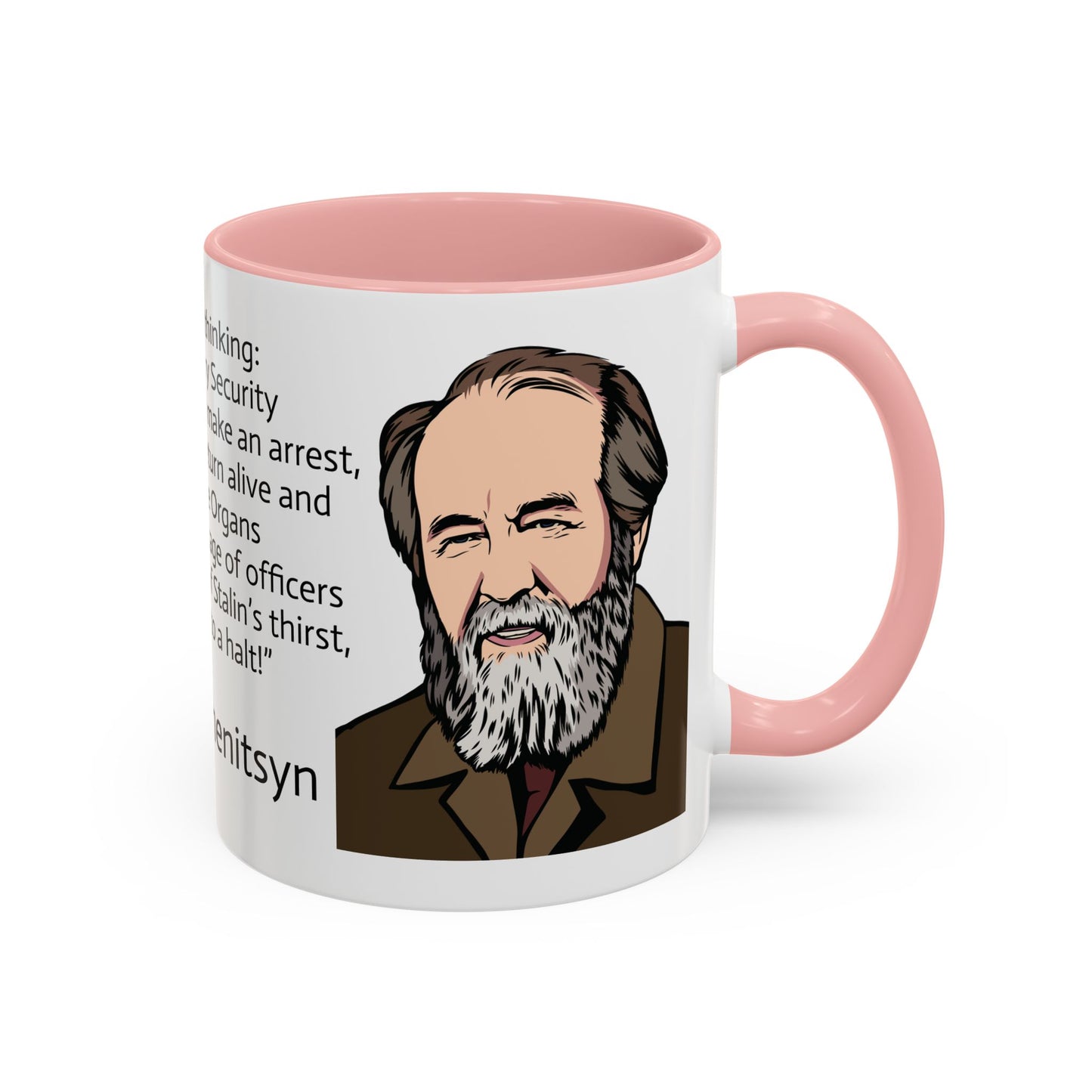 11oz/15oz mug of color - And how we burned Solzhenitsyn quote