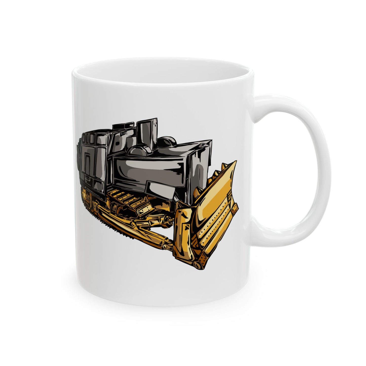 11oz ceramic mug - Killdozer - This keeps me reasonable