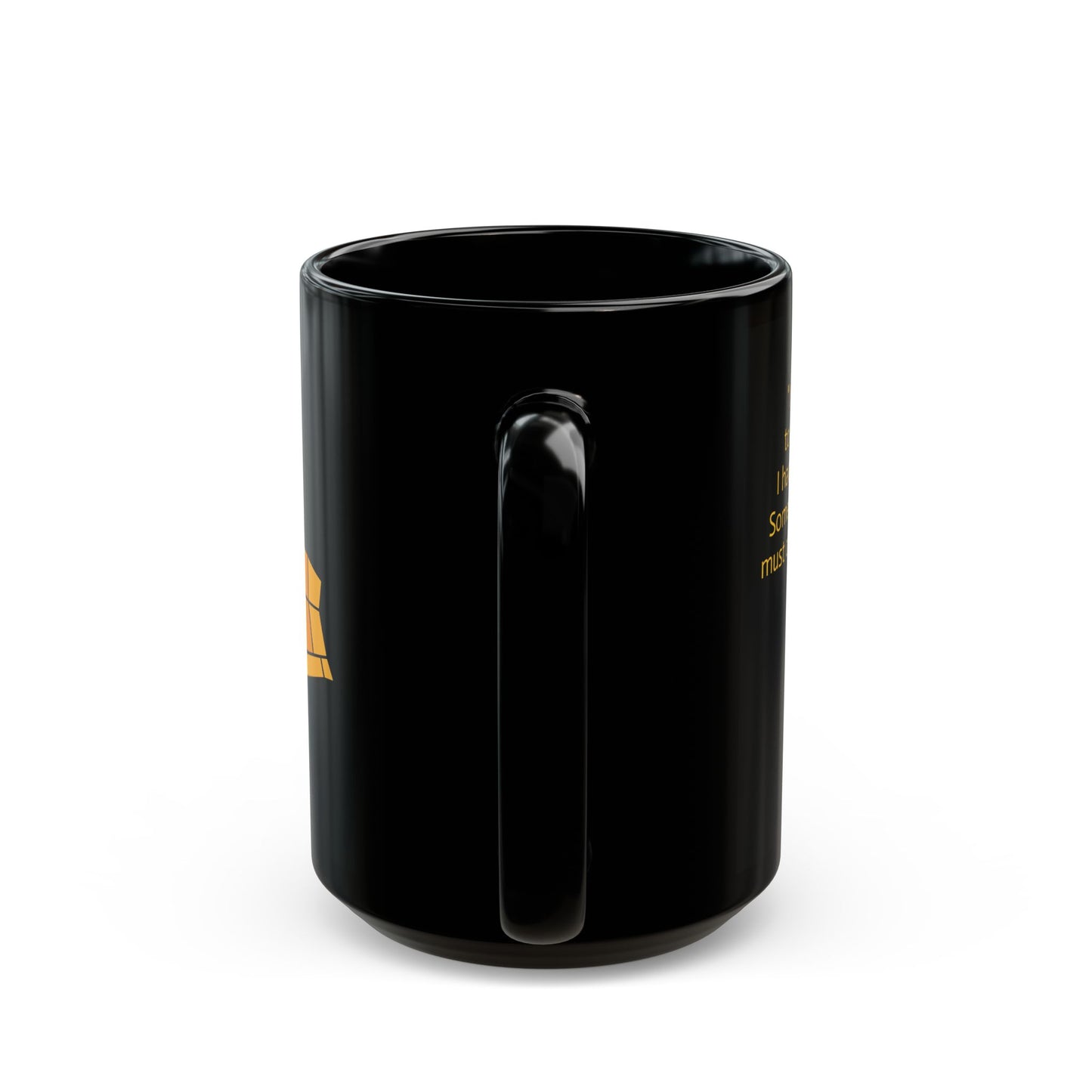 11oz/15oz black ceramic mug - killdozer - marvin quote