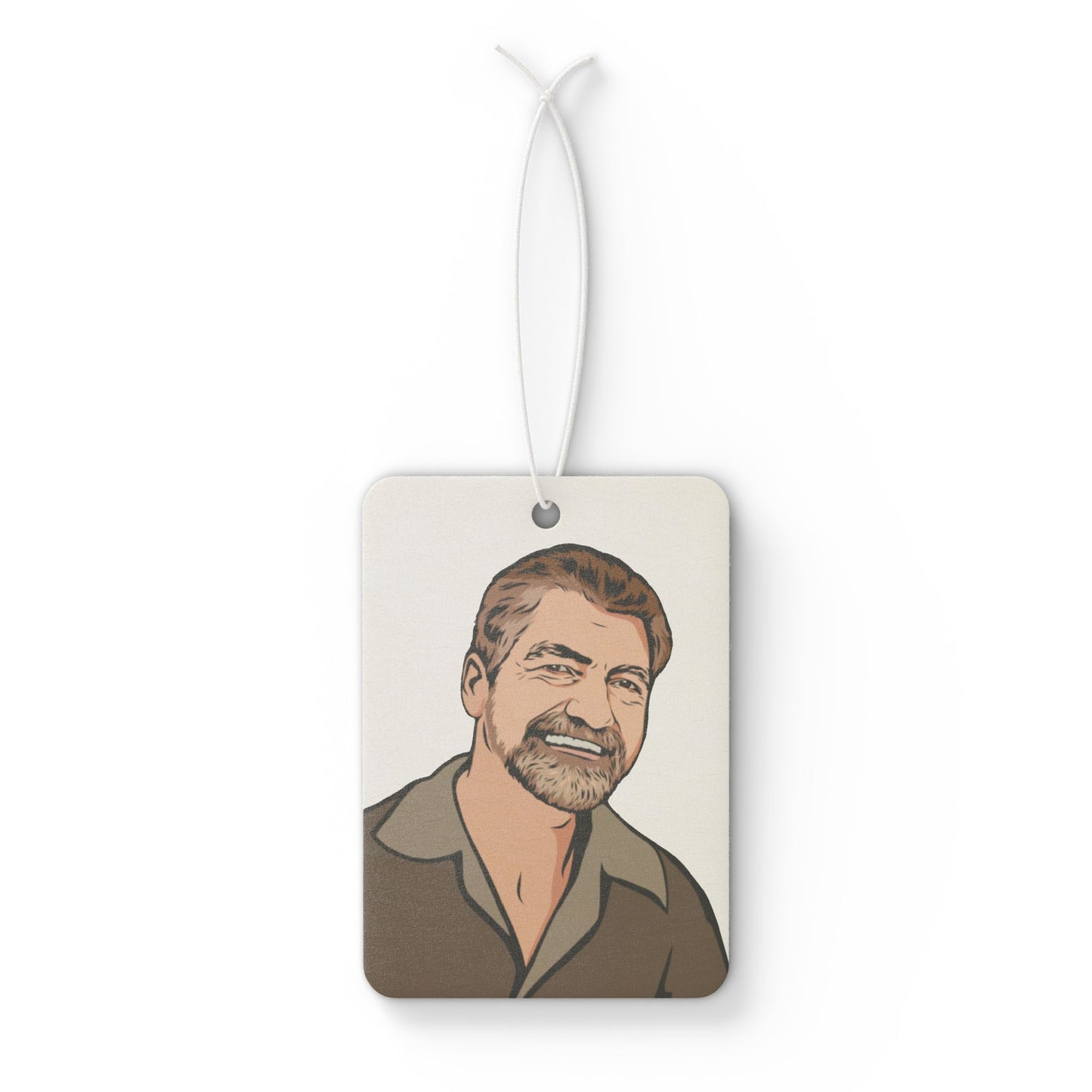 Car Air Freshener - Uncle Ted smiling