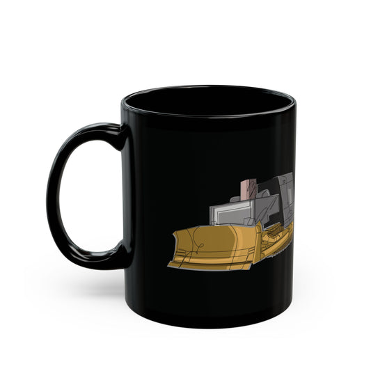 11oz/15oz black ceramic mug - Killdozer - this keeps me reasonable