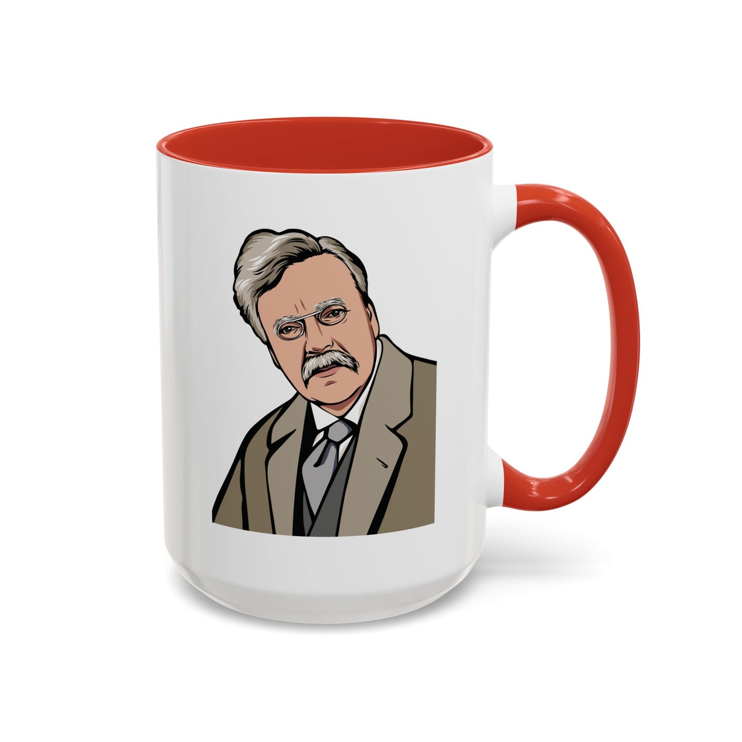 11oz/15oz mug of color - G.K. Chesterton on politicians