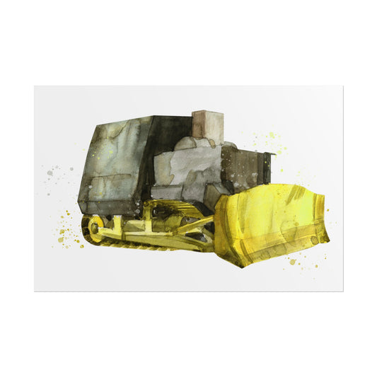 Poster - Killdozer - watercolor (white background)