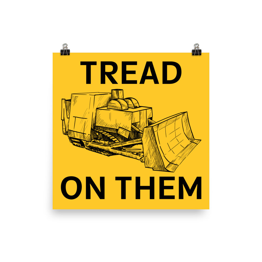 Poster - Killdozer (tread on them)