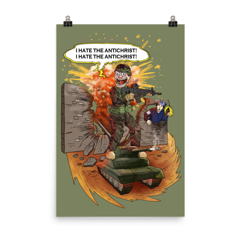 Poster - I HATE THE ANTICHRIST! (tank)